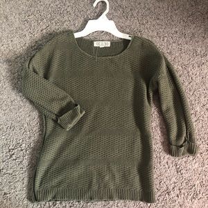 Army Green Knit Sweater